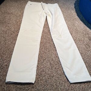 White corduroy AG jeans